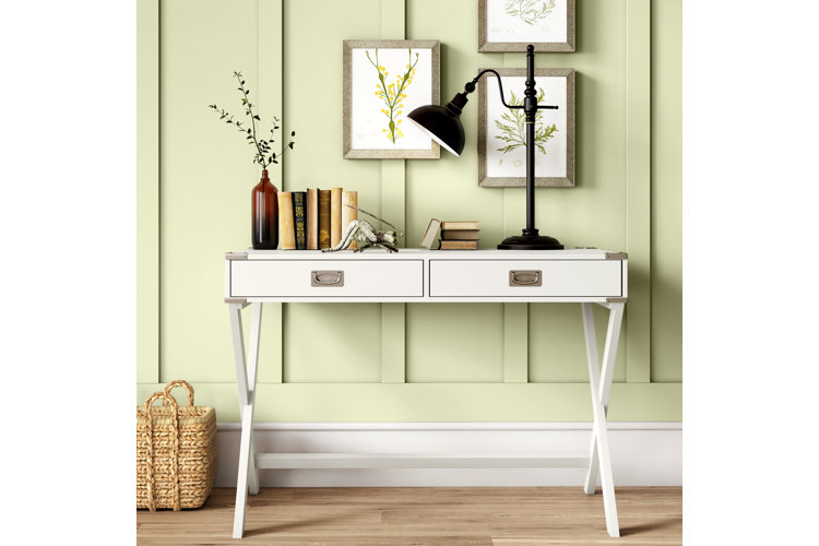 Sadie reversible solid wood on sale secretary desk with hutch